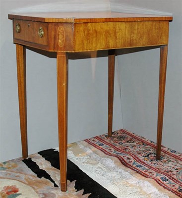 Lot 4391 - Georgian Style Mahogany Single Drawer Table...
