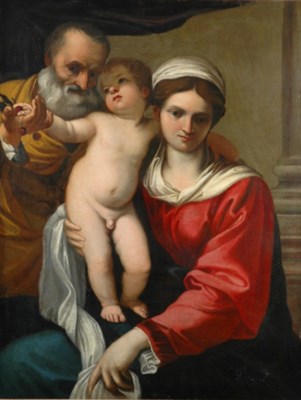 Lot 2084 - Italian School 17th Century The Holy Family...