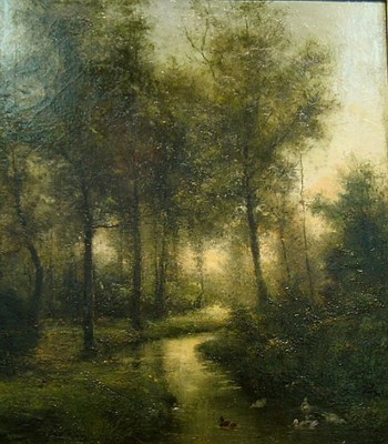 Lot 1048 - Belgian School 19th/20th Century FOREST...