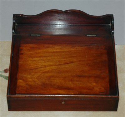 Lot 4347 - Victorian Mahogany Lap Desk Height 9 1/4...