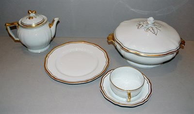 Lot 4419 - Limoges Gilt Decorated Porcelain Dinner...