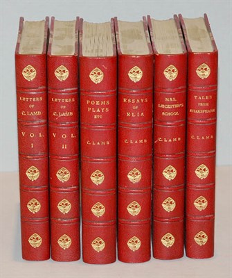 Lot 489 - [BINDINGS] LAMB, CHARLES Works 6 vols. Small...