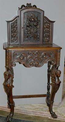 Lot 3217 - Renaissance Style Carved Mahogany Cabinet on...