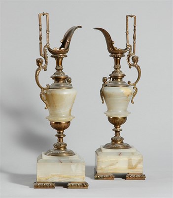 Lot 603 - Pair of Neoclassical Style Gilt-Metal Mounted...