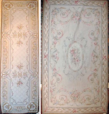 Lot 3655 - Needlepoint Runner China, contemporary Two...