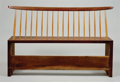 Lot 212 - George Nakashima Walnut Headboard Height 39...