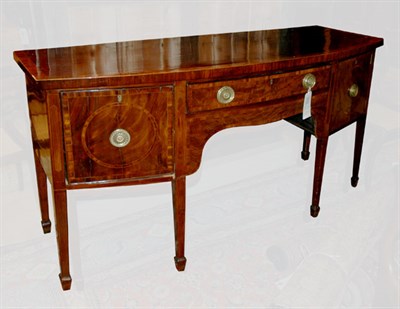Lot 2398 - George III Inlaid Mahogany Sideboard Late 18th...