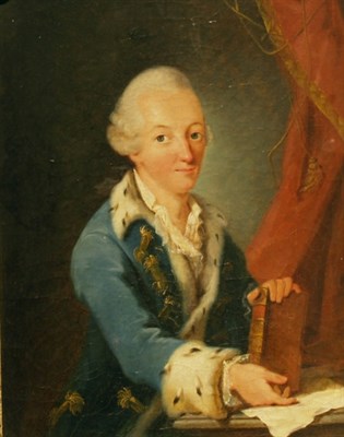 Lot 2115 - French School 18th Century Portrait of a...