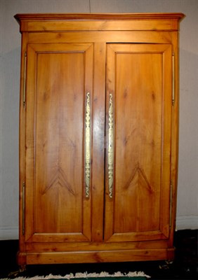Lot 196 - Charles X Fruitwood Armoire Height 7 feet 10...