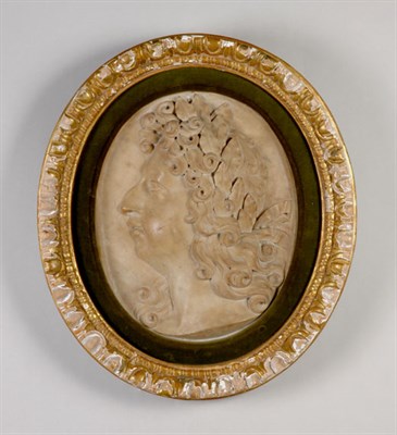 Lot 2341 - Continental Marble Relief Plaque of a Nobleman...