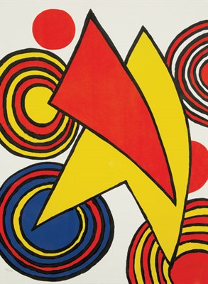 Lot 4169 - Alexander Calder COMPOSITION Color lithograph,...