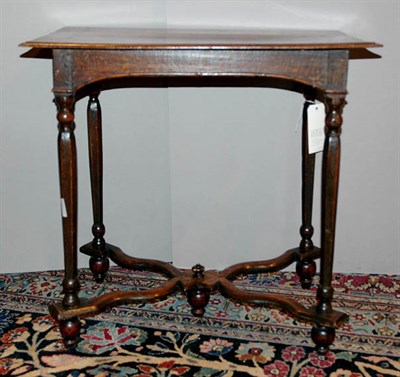Lot 355 - Provincial Louis XIV Oak Side Table The...