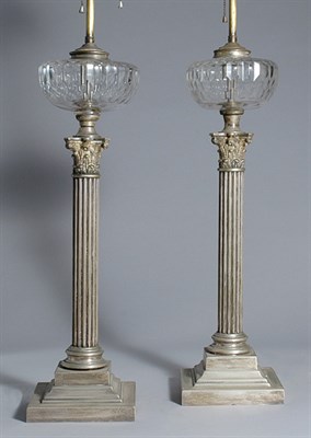 Lot 3391A - Pair of Louis XVI Style Silvered-Metal and...