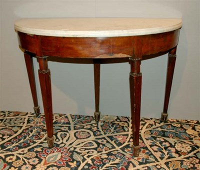 Lot 462 - Continental Neoclassical Walnut Console The...