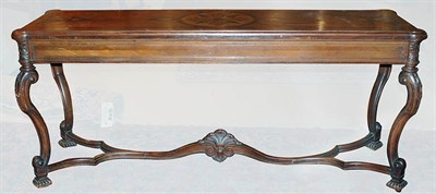 Lot 3310 - French Renaissance Style Inlaid Oak and Walnut...