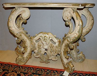 Lot 3261 - Italian Rococo Style Parcel Gilt and Painted...