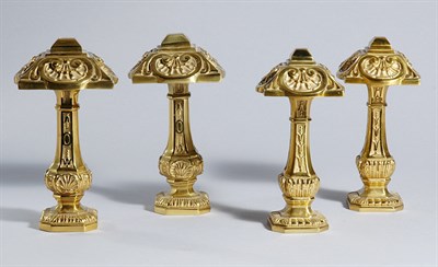 Lot 3407 - Pair of Gilt-Bronze Tiebacks