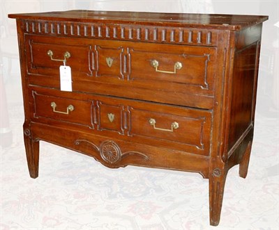 Lot 591 - Provincial Directoire Walnut Commode Late...