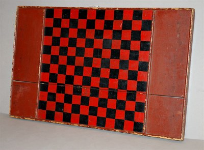 Lot 2178 - Painted Game Board The double-sided board...