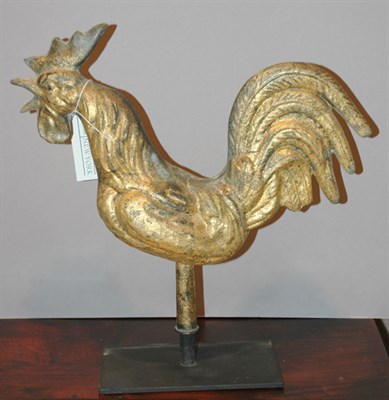 Lot 2291 - Gilded Copper Hollow Bodied Rooster...