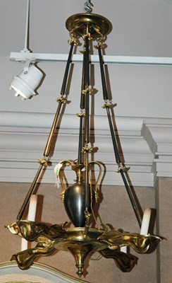 Lot 3514 - Empire Style Gilt and Patinated-Metal...