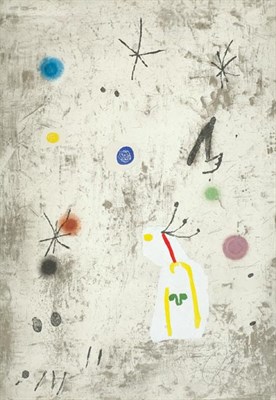 Lot 3202 - Joan Miró PERSONATGE I ESTELS III (D. 1090)...