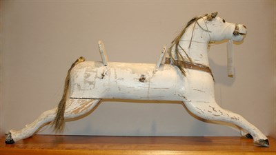 Lot 2177A - Carved and Painted Wood Hobby Horse Height 17...