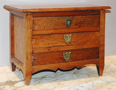 Lot 388 - Provincial Louis XVI Fruitwood Miniature...