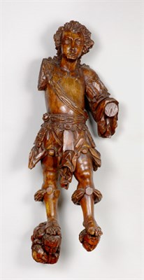 Lot 2228 - Continental Baroque Carved Wood Figure of a...