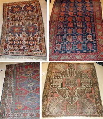 Lot 3641 - Four Caucasian Rugs Comprising a Karabagh...