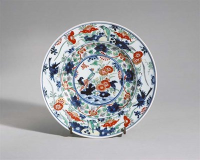 Lot 1028 - Japanese Imari Dish 18th Century Worked with a...