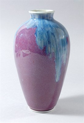 Lot 1278 - Chinese Flambe Glazed Porcelain Vase Late 19th...