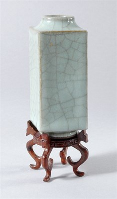 Lot 1316 - Chinese Celadon Glazed Porcelain Vase...