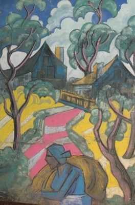 Lot 104 - Hugo Scheiber Hungarian, 1873-1950 Woman in a...