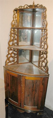 Lot 3146 - Victorian Mirror Backed Mahogany Corner...
