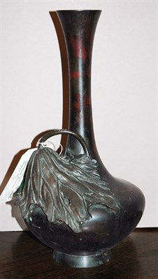 Lot 3169A - Chinese Floral Decorated Bronze Vase Height 14...