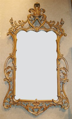 Lot 3597 - Rococo Style Carved Walnut Mirror Height 50...