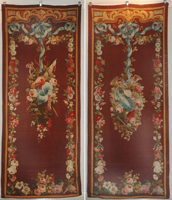 Lot 2587 - Pair of Aubusson Entree Fenetres France, mid...
