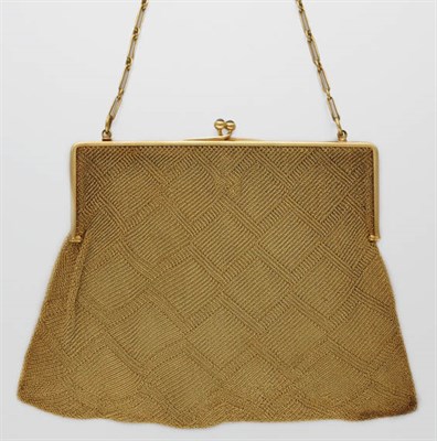 Lot 3258 - Gold Mesh Purse