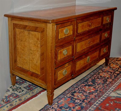 Lot 2377 - Continental Neoclassical Inlaid Walnut and...
