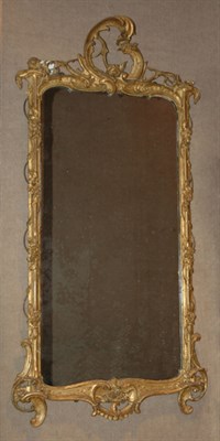 Lot 2280 - Continental Rococo Gilt-Wood Mirror German or...
