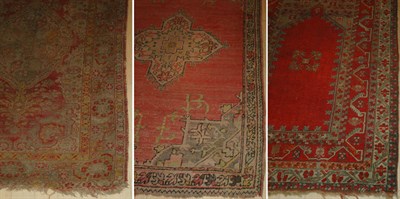 Lot 2572 - Three Turkish Rugs Comprising a Turkish prayer...