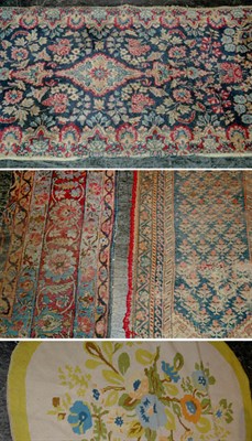 Lot 611 - Four Assorted Rugs Comprising a Kurdish runner,...