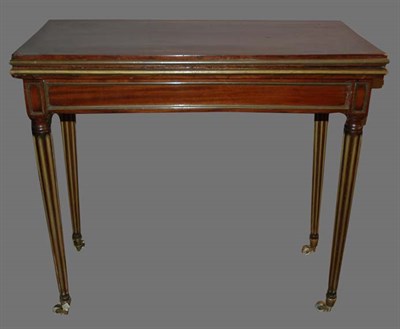 Lot 2536 - Louis XVI Style Parcel Gilt Mahogany Fold-Over...