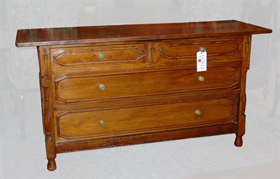 Lot 3454 - Provincial Louis XVI Style Fruitwood Commode...