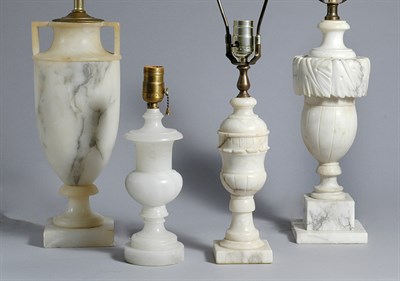 Lot 3441 - Miscellaneous Group of Four Alabaster...