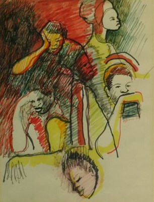 Lot 9 - American School 20th Century FIGURE STUDIES...