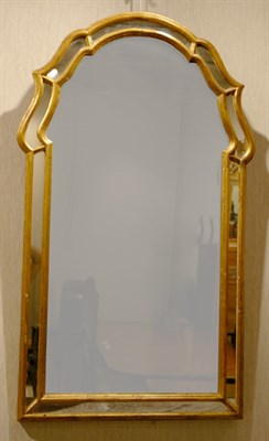 Lot 3147 - Queen Anne Style Gilt-Wood Mirror Height 42...