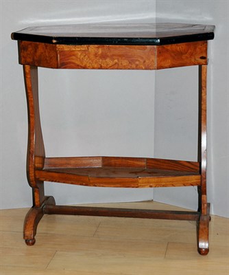 Lot 3459 - Victorian Burl-Walnut Work Table Height 25 1/2...