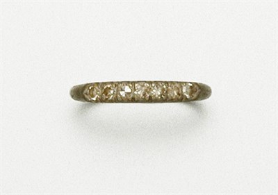 Lot 27 - White Gold and Diamond Band Ring